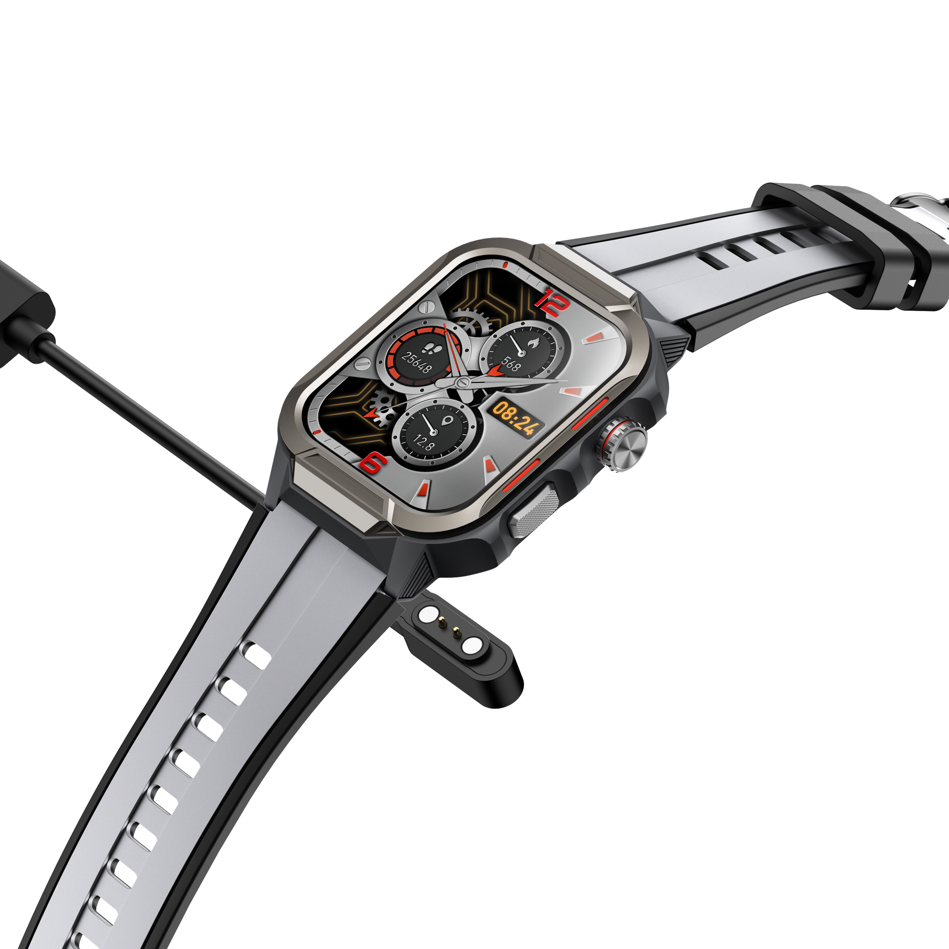 Smart Watch for Men 3ATM Waterproof Smartwatch 1.96 inch screen for Android and iOS Phones Fitness Tracker Watch with 100+ Sports Modes-3